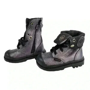 Palladium Baggy Ml Zip Hiking Boots Boy's Toddler Size 4